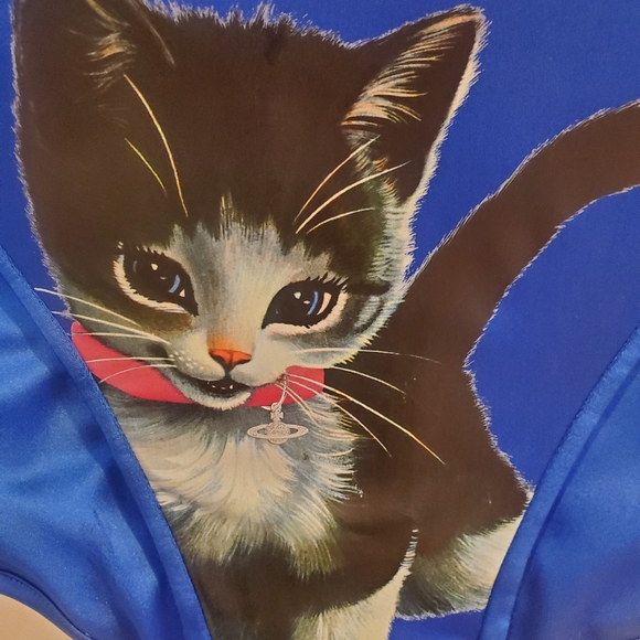 Vivienne Westwood Cat Corset electric Blue - Picture 6 of 12